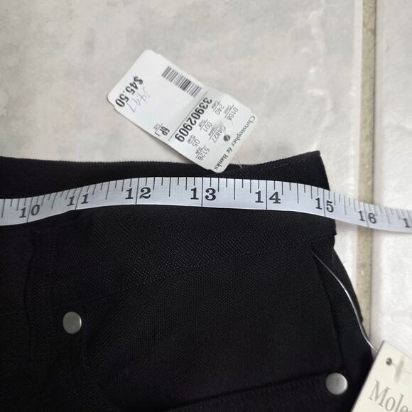 Christopher & Banks Moleskin Stretch Black Pants - 6P - Picture 6 of 6